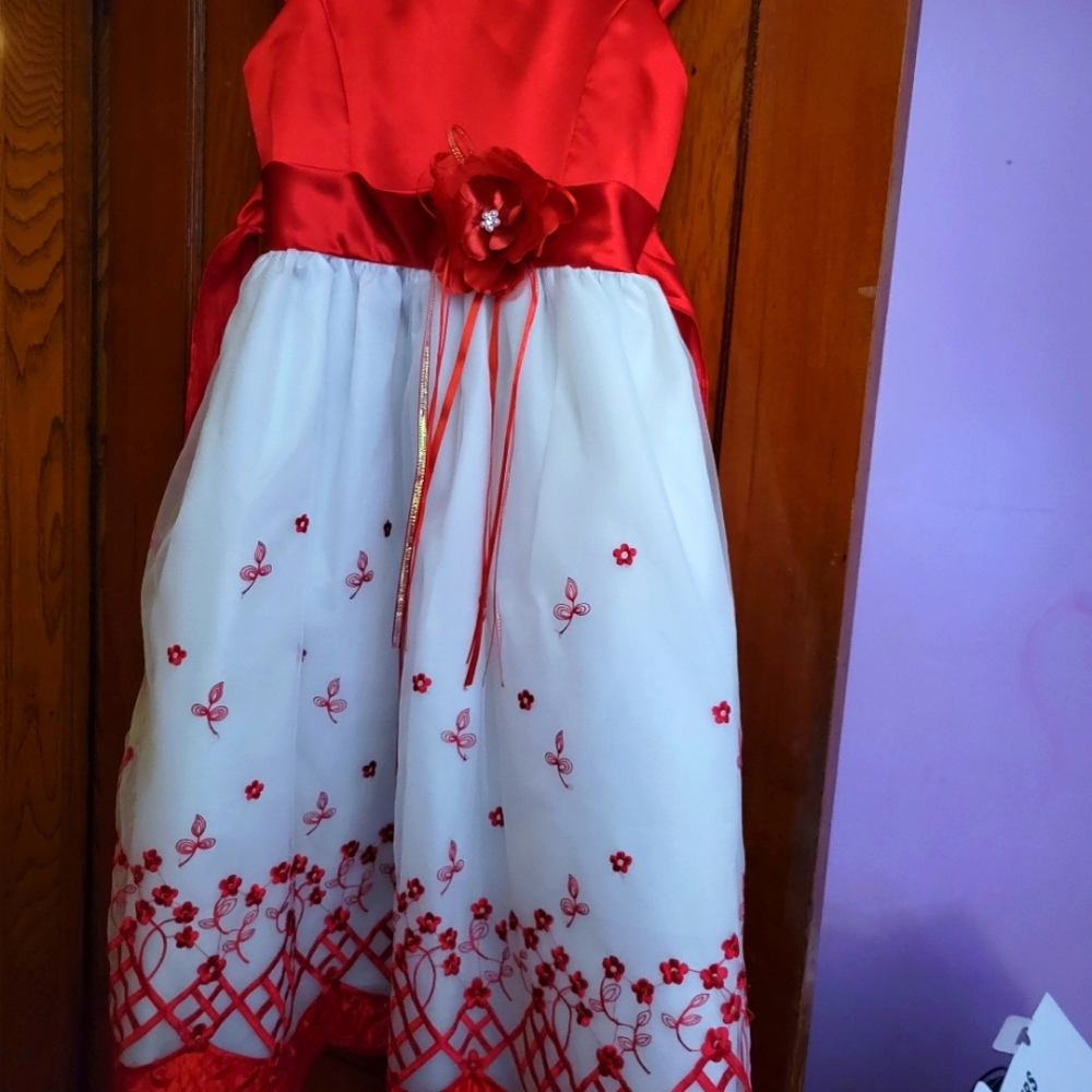 Girls Size 12 Christmas Dress